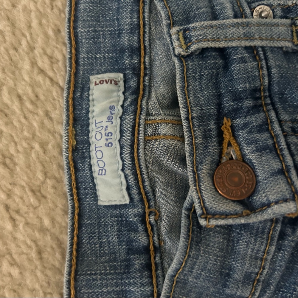 Levi’s Women Boot Cut 515 Blue Jeans - Picture 10 of 11